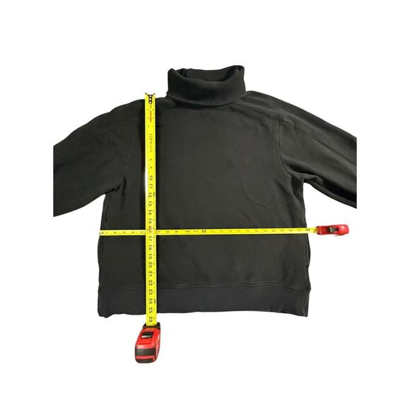 LIT Activewear Women's Oversized Whisper Turtleneck Black Sweatshirt Size S - Picture 6 of 6